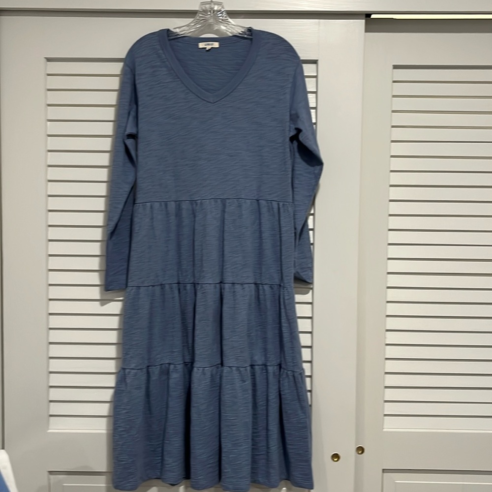 Leallo cotton blue dress